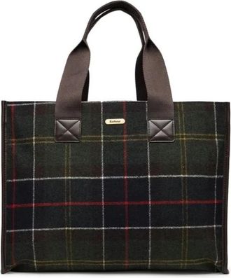 Barbour Tartan Handtas met Twee Handvatten - Dames - Shoppers - Veelkleurig - ONE Size - Tassen