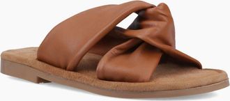 Hush Puppies Womens Amy Womens Wide Fit Sandals - Brown - Size: 3