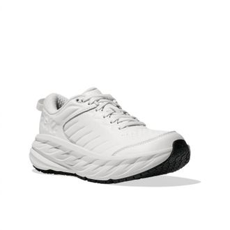 Hoka One One Womens Bondi Sr Road Running Shoes In Frost/frost