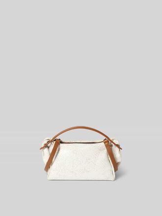 Kenzo Shoulder Bag aus echtem Rindsleder in Ecru, Gr&ouml;&szlig;e 1