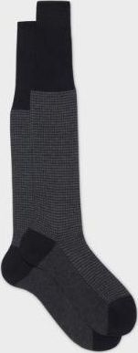 Bresciani Bresciani | Houndstooth Long Socks - 11