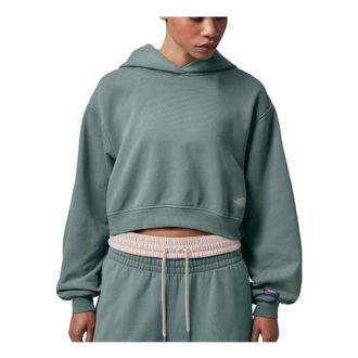 Nike Jordan (WMNS) Air Jordan Flight Fleece Mid Layer Cropped Hoodie Clay Green Pistachio Frost IV5330-364