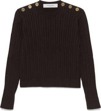Golden Goose Brown Cable-knit Sweater