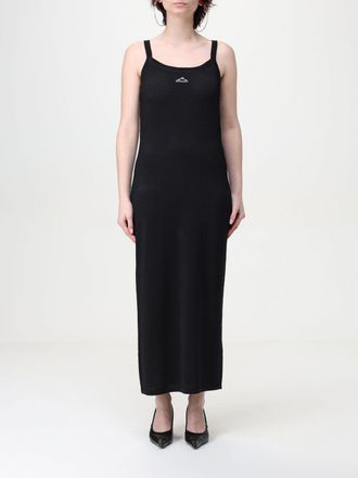 Alexander Wang Alexander Wang Womens Mesh Knit Sleeveless Maxi Dress - Black - Size Medium