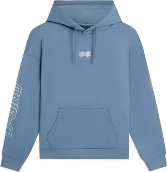 Li-Ning Embroidered Logo Hoodie Blue AWDSB19-5