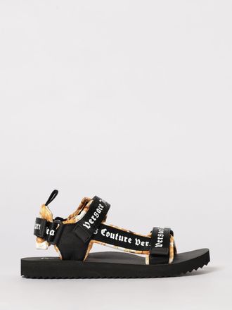 Versace Jeans Couture Sandalo Versace Jeans Couture in tessuto con logo stampato