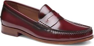 Johnston & Murphy Baldwin Penny Loafer in Bordeaux Brush Off Full Grain at Nordstrom, Size 11.5