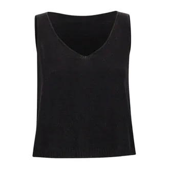 Maurizio Top de Mezcla de Alpaca - Knitwear - Mujer - Negro - XS