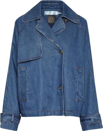 Inwear Mableiw Minona Kort Jasje - Dames - Spijkerjassen - Blauw - XL - Katoen - Jassen