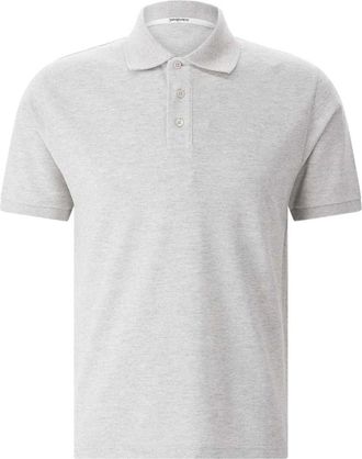 Saint Laurent Polo Shirts, male, Gray, Size: 2XL Embroidered Logo Polo Shirt