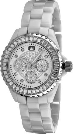 Oceanaut Ceramic Quartz White Dial Ladies Watch OC0213C
