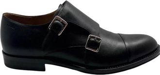 Bally Albert Leather Monk Strap Loafers, Brand Size 4.5 ( US Size 5.5 )
