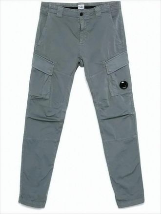 C.P. Company Straight-Fit Cargo Pants With Unique Logo Detail