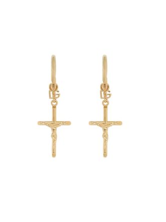 Dolce & Gabbana Gold DNA Drop Earrings