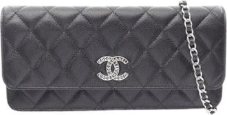 Chanel Pre-owned Vintage Cross Body Bag - Dames - Vintage Schoudertas - Zwart - ONE Size - Leer - Vintage