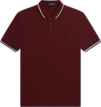 Fred Perry Polo Shirt - Heren - Polos - Rood - XS - Katoen - Tops