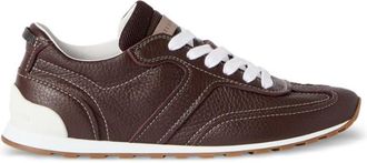 Brunello Cucinelli Brown Leather Sneakers