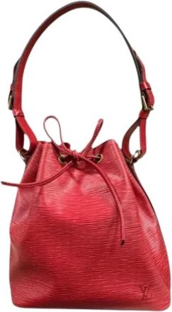 Louis Vuitton Pre-owned Bucket Bags, female, Red, Size: ONE SIZE Pre-owned Vintage Epi Shoulder Bag