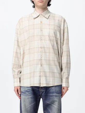 Our Legacy Camicia a quadri in cotone relaxed fit con tasca a toppa