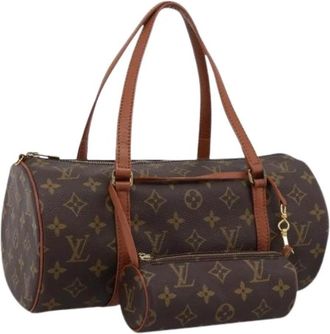 Louis Vuitton Pre-owned Papillon 30 Hand Bag - Dames - Vintage Handtas - Bruin - ONE Size - Leer - Vintage
