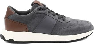 Tod's Sneakers con inserti in pelle scamosciata - Blu