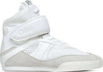 Chlo&eacute; Stijlvolle Sneakers - Dames - Sneakers - Wit - 38 EU - Leer - Schoenen