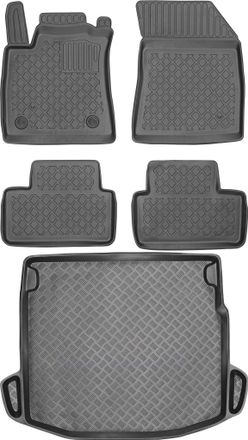 OEM Renault Megane Iv Estate A Partir De 2015 Set - Alfombrillas Para Coche + Alfombrilla Para Maletero