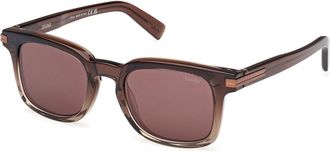 Ermenegildo Zegna EZ0230 50E Mens Sunglasses Brown Size 50