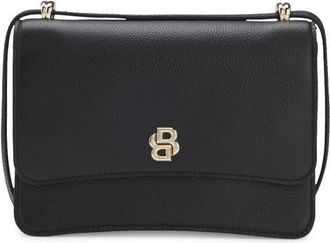 HUGO BOSS Beyond Leather Crossbody Bag in Black at Nordstrom