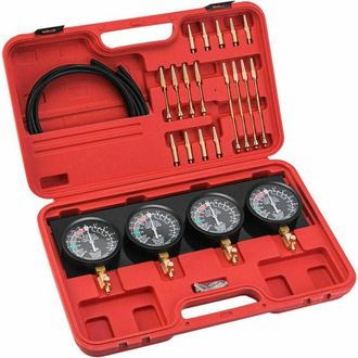 Trade Shop Trade Shop - Set Sincronizzatore Carburatore Misurazione Vuoto Pressione Vacuometro