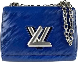 Louis Vuitton Pre-owned Twist PM - Dames - Vintage Schoudertas - Blauw - ONE Size - Leer - Vintage