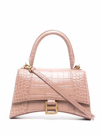 Balenciaga crocodile effect tote bag - women - Calf Leather - OS - Neutrals