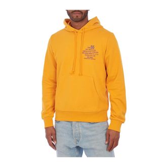 Diesel Heren, Sweatshirts & Hoodies, Geel, Maat: XL Katoen