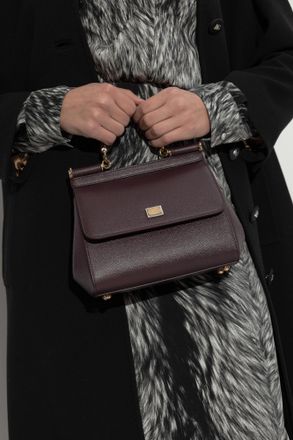 Dolce & Gabbana Handbag Sicily Medium, Womens, Burgundy