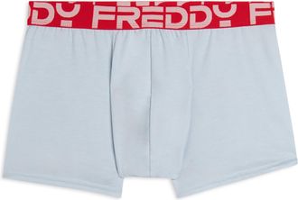 Freddy Boxer Uomo con Elastico Jacquard Colorato e Maxi Logo