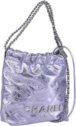 Chanel Bolso bombonera de cuero Pre-owned - Pre-owned - Mujer - P&uacute;rpura - ONE SIZE