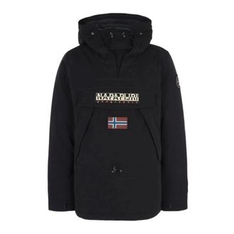 Napapijri Heren, Jassen, Zwart, Maat: 2XL Zijde