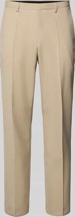HUGO BOSS Super Slim Fit Anzughose aus Schurwoll-Mix Modell HESTEN in Sand, Gr&ouml;&szlig;e 102