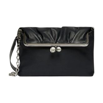 Max Mara Cross Body Bags, female, Blue, Size: ONE SIZE Clutches