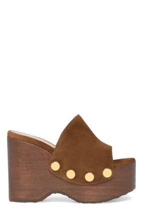 Gianvito Rossi Ard&egrave;a Mules in Brown Leather at Nordstrom, Size 39.5