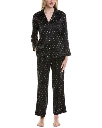 Petite Plume 2Pc Silk Pajama Set