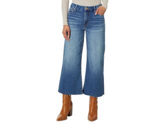 Kut from the Kloth Petite Meg High-Rise Fab AB Wide Leg in Milestone Womens Jeans Milestone : 2P 24.5, Cotton/Denim/Polyester