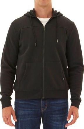 Threads 4 Thought Dante Triblend Fleece Zip Hoodie in Black at Nordstrom Rack, Size Xx-Large