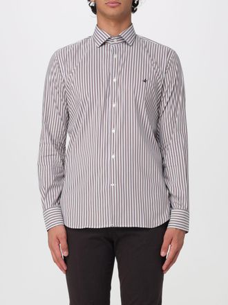 Brooksfield Camicia a righe in cotone con colletto francese