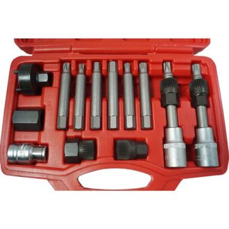 Trade Shop Trade Shop - Kit Di Chiavi Per Smontaggio Puleggia E Alternatore Motore Auto 13 Pezzi