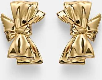 Jennifer Fisher Bow Small gold-plated earrings