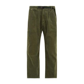 Gramicci Corduroy Loose Tapered Ridge Pant - Heren - Broeken - Groen - Maat: XL Corduroy