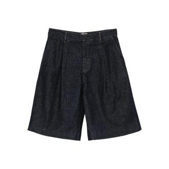 Frame Denim Pleated Shorts