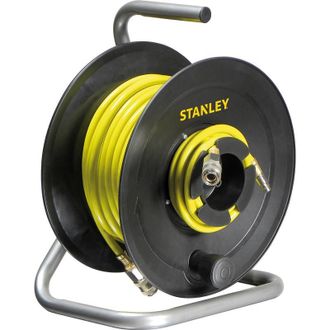 Stanley Enrollador De Manguera Neum&aacute;tica 20 Metros Amarillo
