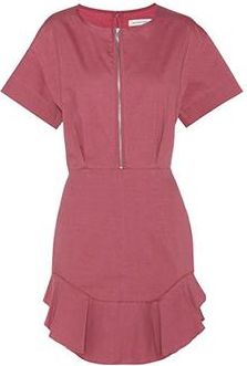 Isabel Marant Etoile Pink Neit Cotton And Linen-blend Dress Size XS
